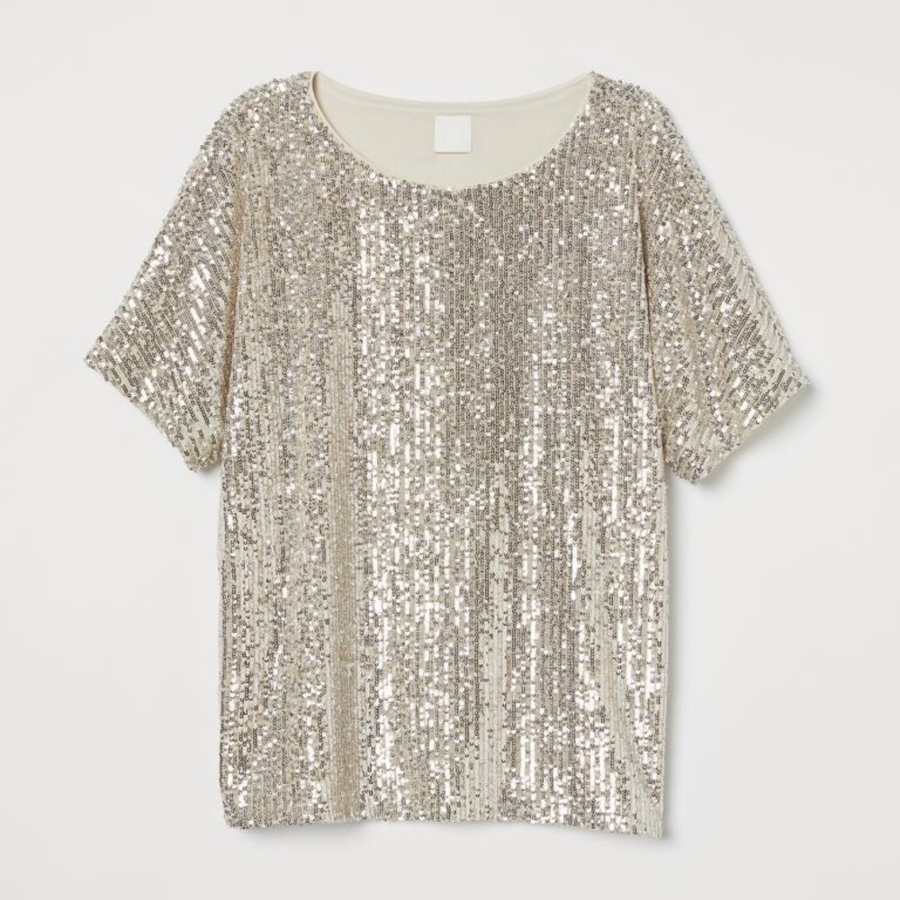 hm sequin top